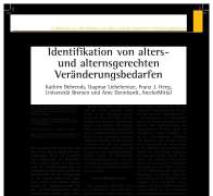Identifikation von alters- und alternsgerechten Veränderungsbedarfen